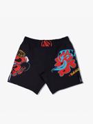 MANTO TENGU FIGHT SHORTS-black